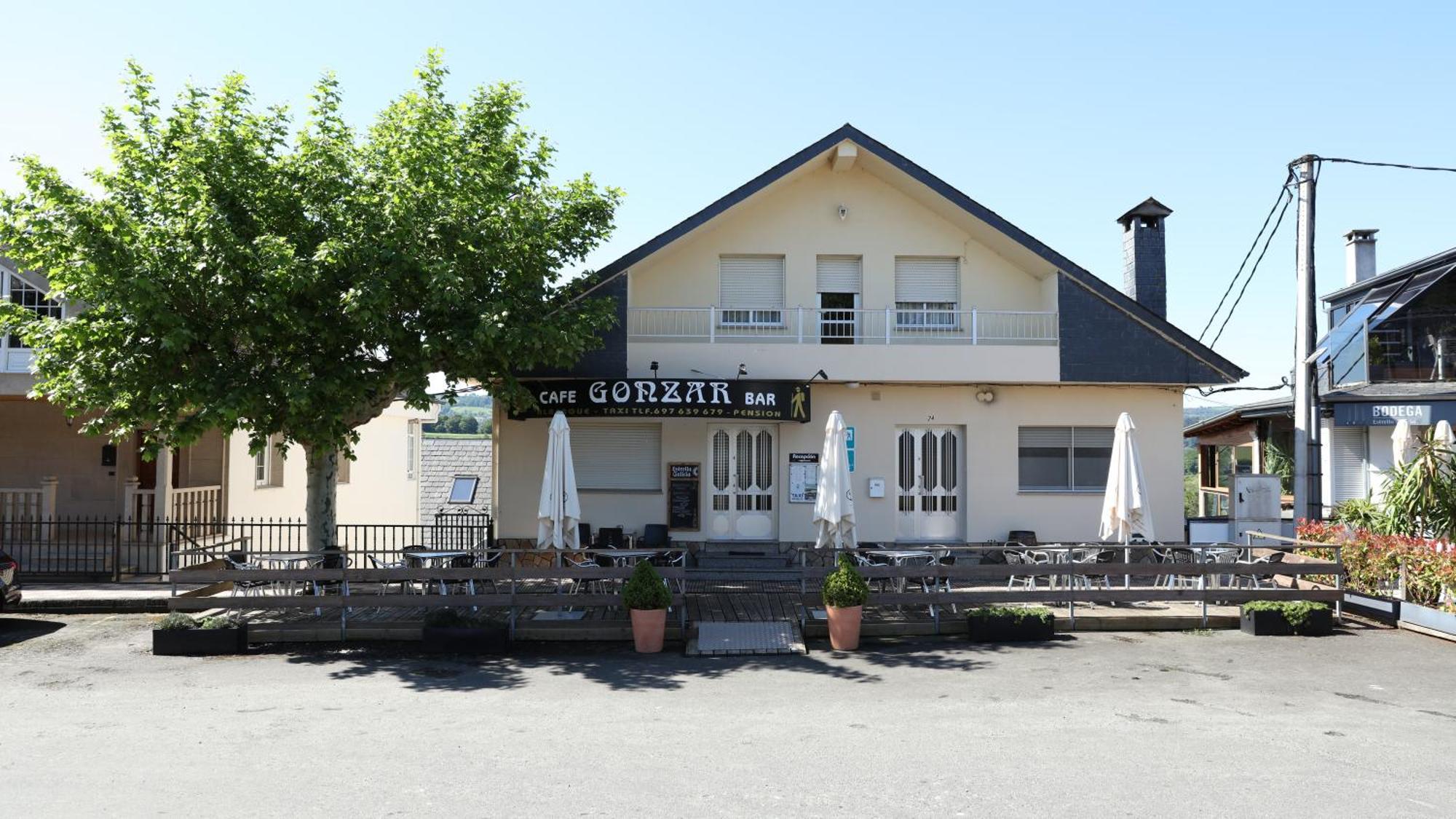Pension Albergue Gonzar Portomarin Eksteriør billede
